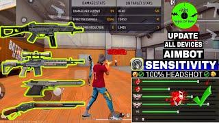 Free Fire Headshot setting 2024  Best Sensitivity Settings ️| Sensitivity + Hud Settings Free Fire