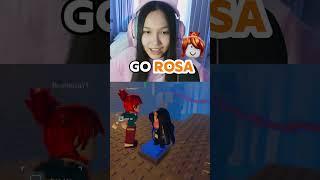 It was so fun to play with Rosa!! #roblox #2playerobby