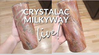 Rose Gold Milky Way  Tumbler PART 1 |  LIVE Craft With Me