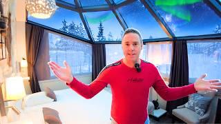 I Stay In A Glass Igloo In Lapland! - You HAVE To See This!