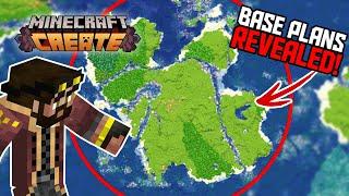 MEGA BASE PLANS REVEALED in Minecraft Create Mod!