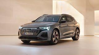 The new, fully electric Audi Q8 e-tron models