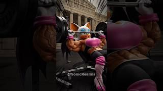 Sonic vs Shadow vs Knuckles - Who has the STRONGEST girlfriend? #sonic #bodybuilding