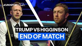 Judd Trump beats Andrew Higginson with a superbly crafted half century break | Eurosport Snooker