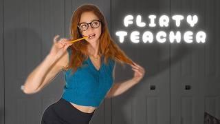 [ASMR] - Flirty Teacher wants to Keep you after Class‍