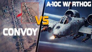 CLOSE AIR SUPPORT | A-10C Warthog VS Large Convoy | Digital Combat Simulator | DCS |