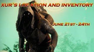 Destiny 2 - Xurs Location & Inventory June 21st - 24th