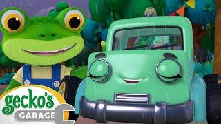 Rainy Day Recharge! | Gecko's Garage | Buster and Friends | Kids Cartoons