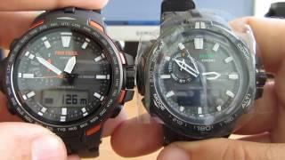 Casio PRW-6100Y-1E видео-обзор и настройка + PRW-6000Y-1A