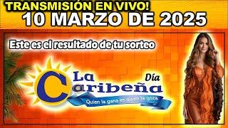 Caribeña día: Resultado CARIBEÑA DIA del LUNES 10 de Marzo de 2025.