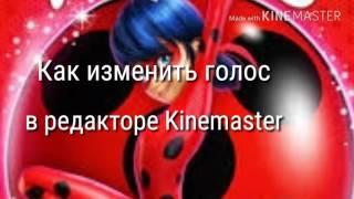 Как изменить голос в редакторе Kinemaster