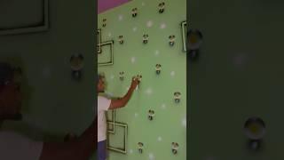 Spray painting 3-D bubbles ￼￼design #shorts #trending #painting