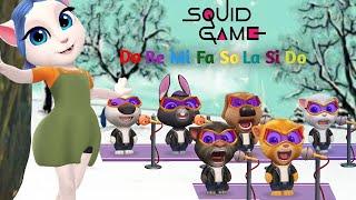 My Talking Angela 2 | Squid Game But Do Re Mi Fa Sol Sol