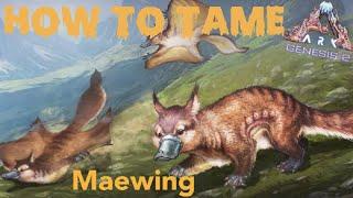 How To Tame Maewing In Ark Genesis Part 2 !