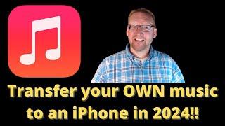 How to transfer your OWN music to an iPhone 2024 - Transfer ANY MP3 file