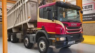 New In Stocklist For Sale: SCANIA P400 EURO 5, 8X4 ALUMINIUM BULK TIPPER - 2012 - EX62 EWM