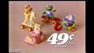 1986 McDonalds Muppet Babies Toy Commercial Only 49 Cents!