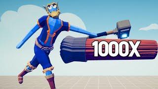 1000x CROSSBOW vs EVERY UNIT | TABS Totally Accurate Battle Simulator