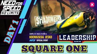 Need For Speed NoLimits | Koenigsegg Jesko | Day 1 - Square One | Leadership Gaming