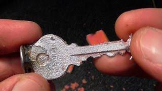 ##как сделать дубликат ключа из свинца##how to make a duplicate key made of lead