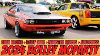 2024 Holley MoParty Recap • Drag Racing • Daisy Duke • Monster Trucks • Autocross