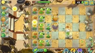 Game Plants Vs Zombies 2, Ancient Egypt Day 2