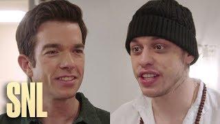 SNL Host John Mulaney Finds a New and Improved Pete Davidson