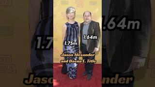 Hollywood couples height comparison #shorts
