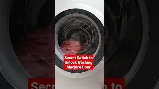 How to Unlock Washing Machine Door | Tips & Tricks 05 | @DIYBuddy  #shorts