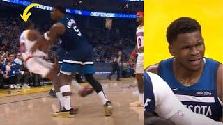 Anthony Edwards Shoves Kuminga, Draymond Steps In to Stop All Out Brawl