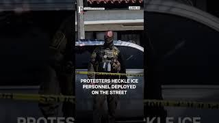 US: Protesters Confront ICE Personnel in California | N18G