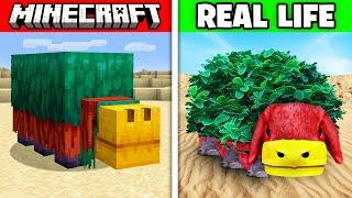 Minecraft Mobs in REAL LIFE! (Animals, Items, Blocks)