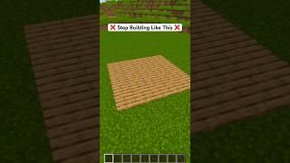 Better Floor in Your Minecraft House! #shorts