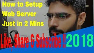 How To Setup Web Server in 2 min From ServerGyan