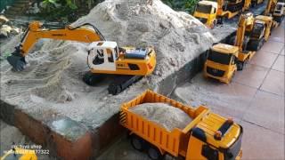 excavator double e and Mercedes-Benz double e drc toys