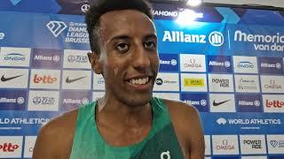 Yared Nuguse Explains Getting Tripped Up In Brussels Diamond League 1500m, Talks Running the 800m