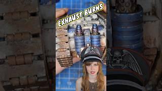 How to Paint EXHAUST BURNS!! #warhammer40k #warhammer #paintingwarhammer