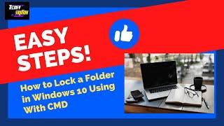 How to Lock a Folder in Windows 10 Using With CMD | Easy Steps | Techify Solution #cmd #cmdtricks
