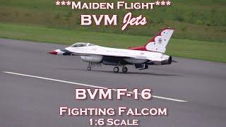 Pedro Sanchez - BVM Jets BVM F-16 Fighting Falcon 1:6 scale Jet Maiden Flight - 8-3-2024