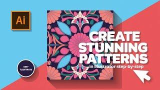 How to Make Pattern in Illustrator | Seamless Pattern Illustrator | Polygonal Pattern Illustrator