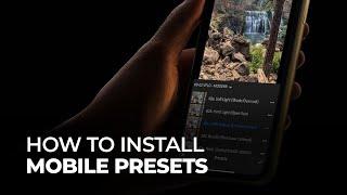 How to Install Visual Flow Mobile Presets On Your Phone
