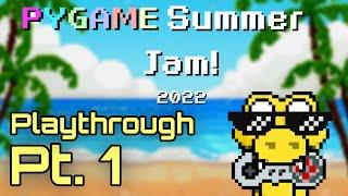 Playing Pygame Community Summer Jam 2022 Games (Part 1)