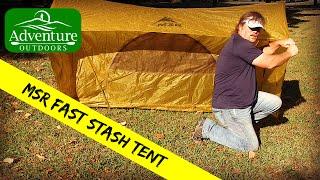 Camping Gear ~ MSR Fast Stash 2 Person Tent ~ Complete Tent Set-Up