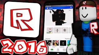 The Roblox app from 2016 somehow still works!? (HOW TO GET IT WORKING)