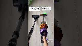 Сравнение dyson v12 detect slim absolute с пылесосом Philips