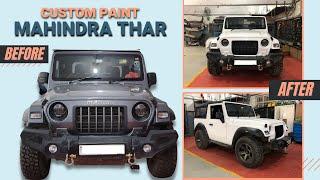 Navi Mumbai's FIRST Modified Mahindra THAR In White Colour | Prince Multi Car | 2022