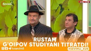 RUSTAM  G'OIPOV STUDIYANI TITRATDI!