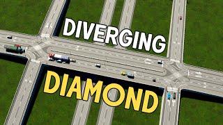 Divine or Diabolical? - Building the Diverging Diamond Interchange (DDI) in Cities Skylines 2