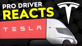 Truck Driver REACTS to Tesla Semi | I WAS WRONG!