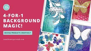4-For-1 Background Magic! [A Crafty Episode]